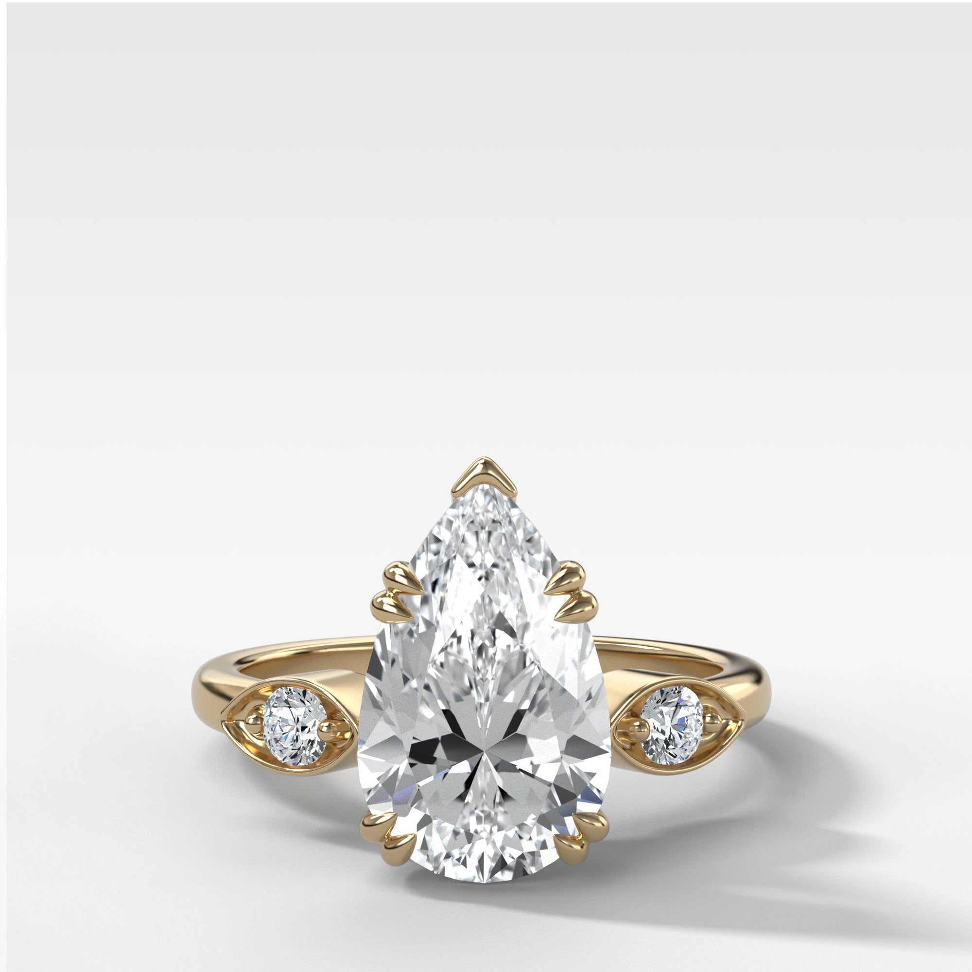 310 - Vatche Pear Shape Diamond Engagement Ring .35ct tw – H...